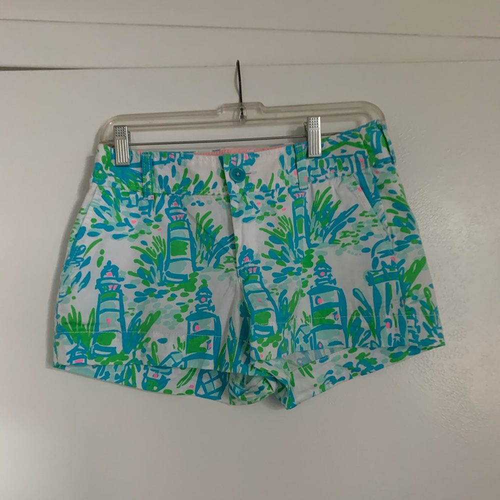 Lilly Pulitzer Lighthouse Print (High Beam) Shorts